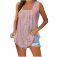 thumbnail image 2 of Birdeem T-Shirt Mode Femme Imprimé Confortable Ample Sans Manches, 2 of 12