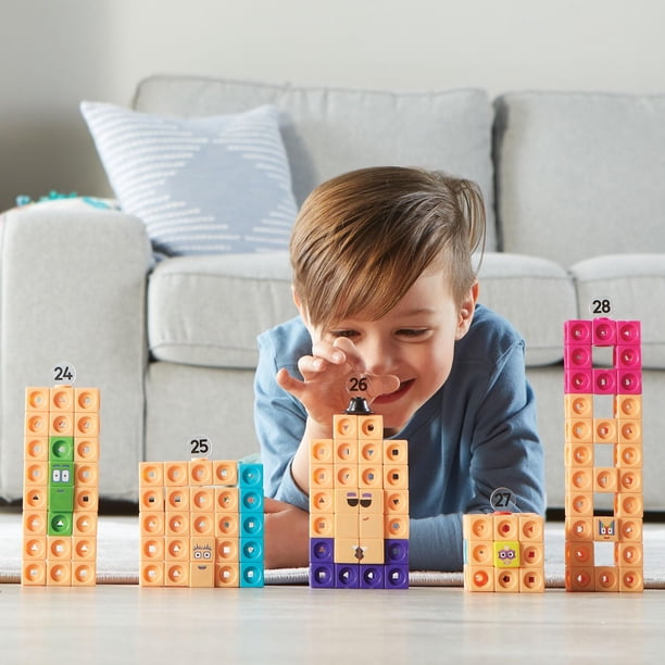 Learning Resources MathLink Cubes Numberblocks 21-30 Set 3-Year