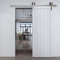 thumbnail image 1 of Wood & Hart 42" Rustic Unfished Knotty Pine Barn Door, 1 of 5