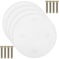 thumbnail image 3 of EASTIN4pcs Ceiling Blank-Up Cover Plate Round Outlet Cover Plastic Electrical Cover Ceiling Holes Blank Cover Wall Plate Electrical Covers, 3 of 10