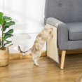 thumbnail image 2 of PawHut 2PCs Chat Grattage Pad Conseil Tapis Couverture Chaton Griffoir Gris, 2 of 10