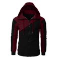 thumbnail image 3 of Sweat à Capuche Zippé pour Hommes Grande Taille, 3 of 4