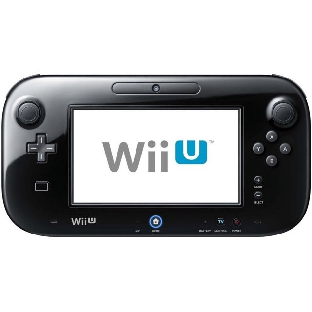 Manette de Jeu Nintendo WUP010_CR Wii U Restaurée, Noire (Reconditionnée)