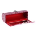 thumbnail image 3 of Tachiuwa Leather Lipstick Case Holder Storage Box with Mirror for Purse Brown, 3 of 7
