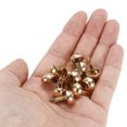 thumbnail image 4 of Unique Bargains 12x19mm Mini Brads Round Paper Fasteners for Art Crafting, Rose Gold 100pack, 4 of 5