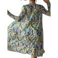 thumbnail image 2 of MAWCLOS Women Bathing Suit Ruched Swimsuit Three Pieces Swim Bikini Set Push Up Seaside Floral Print Swimming Suits Light Green L, 2 of 3