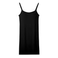 thumbnail image 4 of Hiiyo Camisole Décontractée Rembourrée pour Femme à Encolure Carrée avec Bretelles Ajustables, Noir TTG, 4 of 4