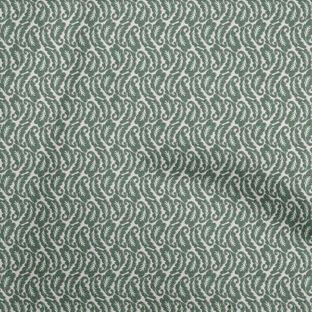 oneOone Cotton Poplin Olive Green Fabric Asian Block Craft Projects Decor Fabric Printed By The Yard 42 Inch Wide