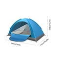 thumbnail image 3 of LSLJS Outdoor Camping Double 1 To 2 Person Automatic Tent, Oxford Tent, 3 of 6