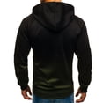 thumbnail image 4 of Qertyioot Hauts pour Hommes Mode Veste Décontractée Extérieur Manches Longues Manteau Chaud, 4 of 5