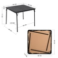 thumbnail image 3 of Homy Casa Black Folding Card Table Drawing Supplies for Various Home Activities, Easy Storage Solution, 3 of 5