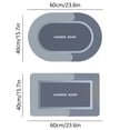 thumbnail image 3 of Dvkptbk Bath Set of 2 Bathroom Rugs Bath Mat Non Slip Absorbent Stain Resistant Quick Dry Washable Bathroom Rug Bath Mats for Bathroom Floor Tub Sink Shower Mat Easy Care Blue 16"x24", 3 of 8