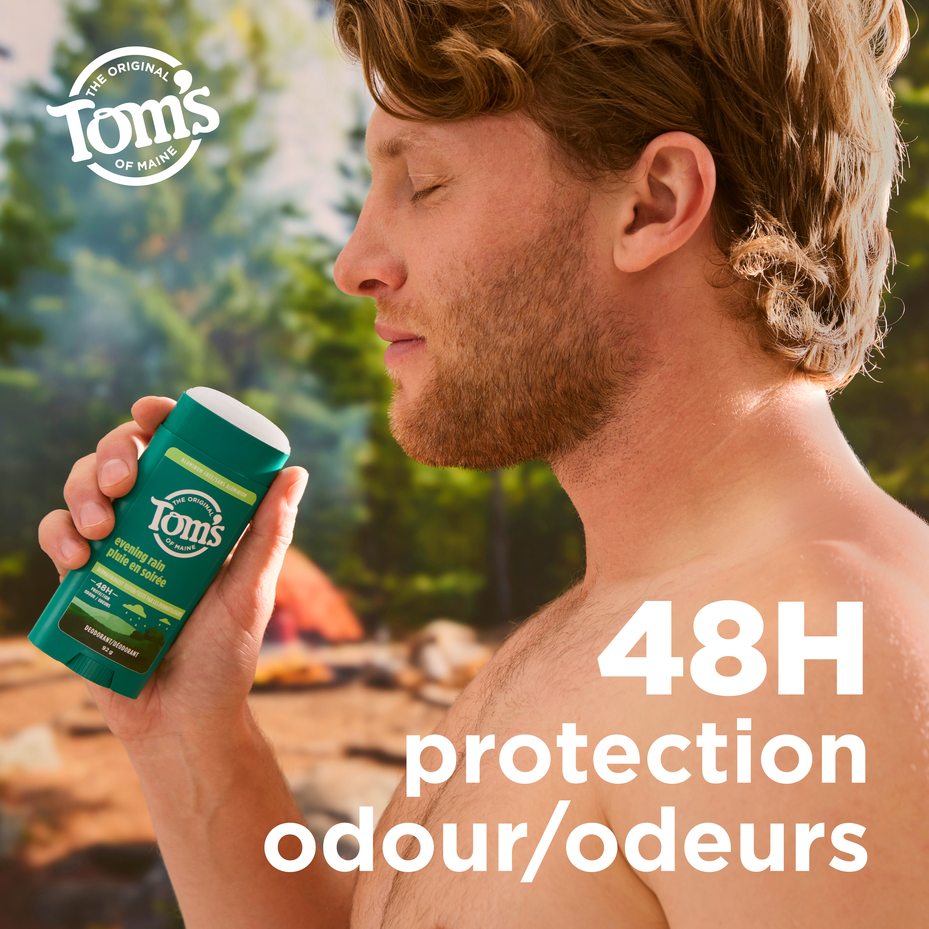 Tom’s of Maine Evening Rain Natural Deodorant for Men, Aluminum Free, 92 g