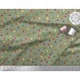 thumbnail image 3 of Soimoi Cotton Poplin Fabric Dot & Triangle Geometric Print Fabric by Yard 56 Inch Wide, 3 of 3