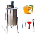 thumbnail image 1 of INTBUYING 3 Frame Electric Honey Extractor Machine Bee Extractor with Stainless Steel Stands with Beekeeping Tools Kit 110V, 1 of 8