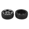 thumbnail image 2 of High Grip RC Car Wheel Tire, RC Car Tire, High Resilience For 1/10 RC Car RC On-road Car RC Model Car RC Racing Car, 2 of 8