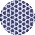 thumbnail image 1 of Ahgly Company Tapis d'Intérieur Lavable en Machine Carré Transitionnel Bleu Céleste, 3 Pieds Carré, 1 of 7
