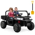 thumbnail image 2 of Gymax 24V Kids Ride On Dump Truck 2-Seater Electric Truck w/ Remote Control Black, 2 of 9