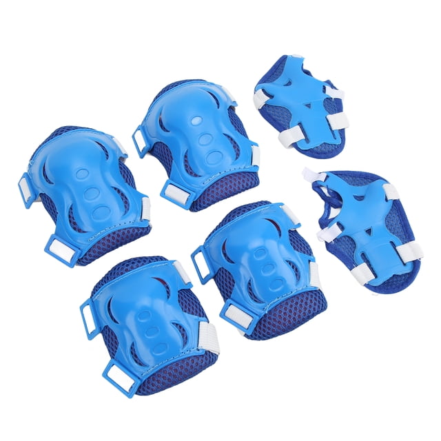 6-Piece/Set Wheel Adjustable Knee Pads And Elbow Sliding Pads, Kids Knee Pads & Elbow Pads Set For 6-18 Years Old