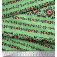 thumbnail image 2 of Soimoi Viscose Chiffon Fabric Aztec Southwestern Decor Fabric Printed Yard 42 Inch Wide, 2 of 3
