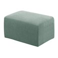 thumbnail image 1 of Stretch Ottoman Cover Ottoman Slipcovers Rectangle Foot Stool Covers Ottoman Foot Rest Cover Jacquard Fabric with Elastic Bottom, 1 of 8
