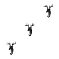 thumbnail image 4 of Wweixi Coat Hooks Easy To Install And Wide Application For Added In Daily Life black (deer) 3Set, 4 of 6