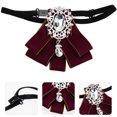 thumbnail image 5 of KAKOWELY Suit Rhinestone Bow Tie Suit Rhinestone Bow Tie Kid Performance Dress Rhinestone Bow Tie for Decor6.69"X4.33"X0.79", 5 of 5