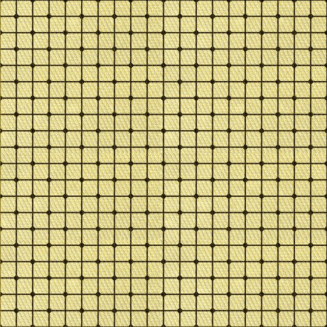 Ahgly Tapis d'Intérieur Lavable en Machine Carré Transitionnel Jaune Soleil, 6 Pieds Carré