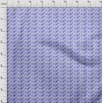 thumbnail image 4 of oneOone Velvet Medium Blue Fabric Writing Font Craft Projects Decor Fabric Printed By The Yard 58 Inch Wide, 4 of 4