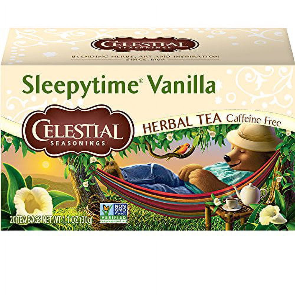 Celestial Seasonings Sleepytime Herbal Tea Caffeine Free - 20 Tea Bags - Case of 6