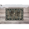 thumbnail image 4 of Tapis d'appoint Vintage Ziegler gris & bleu 2 pi x 3 pi, 4 of 6
