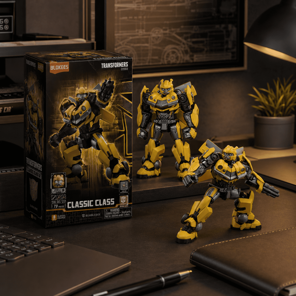 Blokees Transformers Classic Bumblebee, Maquette à Construire, 12 ans+