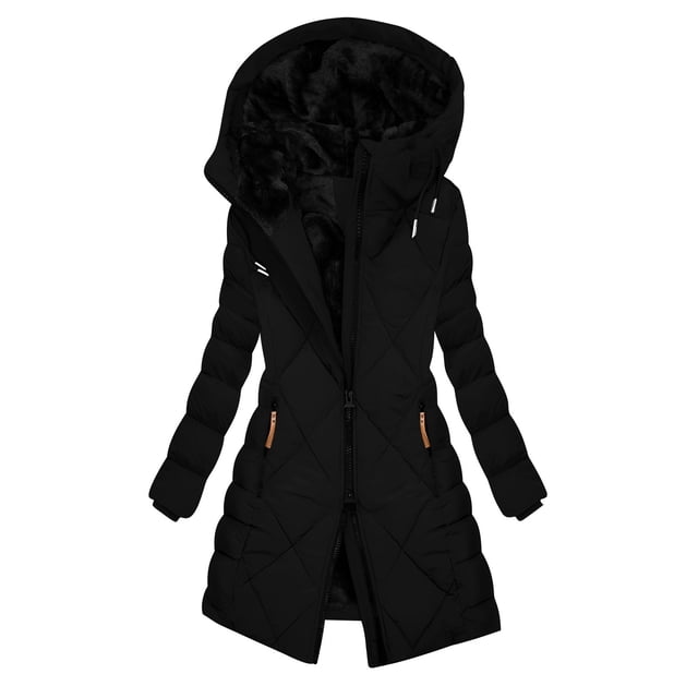 Manteaux d'Hiver pour Femmes - Longueur Régulière, Rembourrés - Décontractés, Usage Quotidien