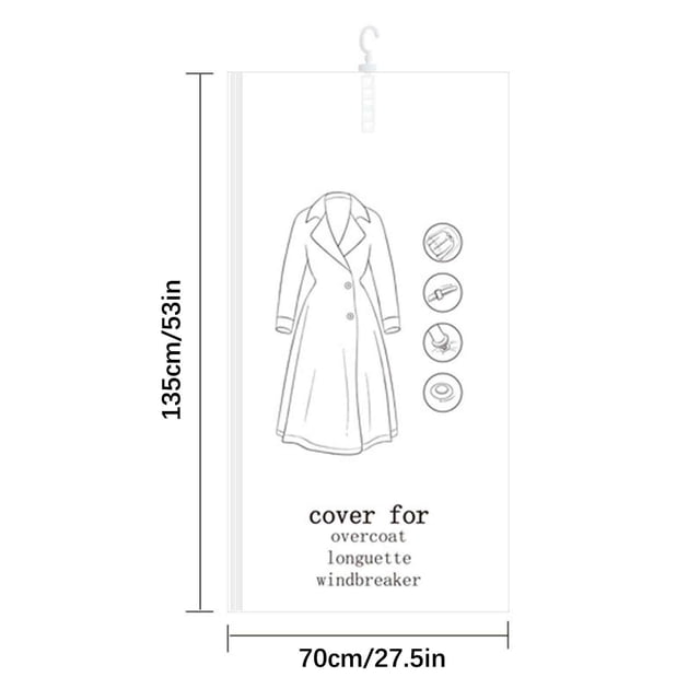 Birdeem Hanging Vacuum Storage Bags Hanging Vacuum Storage Bags Clothes Storage Bags Reusable Vacuum Storage Bags