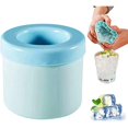 thumbnail image 2 of Cylinder Silicone Ice Cube Mold  New 3D Ice Cubes Maker  Decompress Ice Lattice  Press-Type Easy-Release Ice Cup, 2 of 7