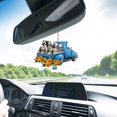 thumbnail image 3 of Ornements Suspendus Mignons en Forme de Chien de Voiture 3D, 3 of 9