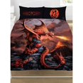 thumbnail image 1 of Anne Stokes Fire Dragon Duvet Cover Set, 1 of 1