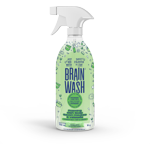Brain Wash Foaming Dish Soap Bottle with Starter Pod - Evergreen Forest 750ML