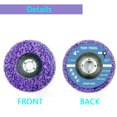 thumbnail image 4 of Top-Tool 10-Pack 4 Inch Poly Strip Wheel - Rust and Paint Removal Disc for Angle Grinder (Purple, Silicon Carbide), 4 of 5