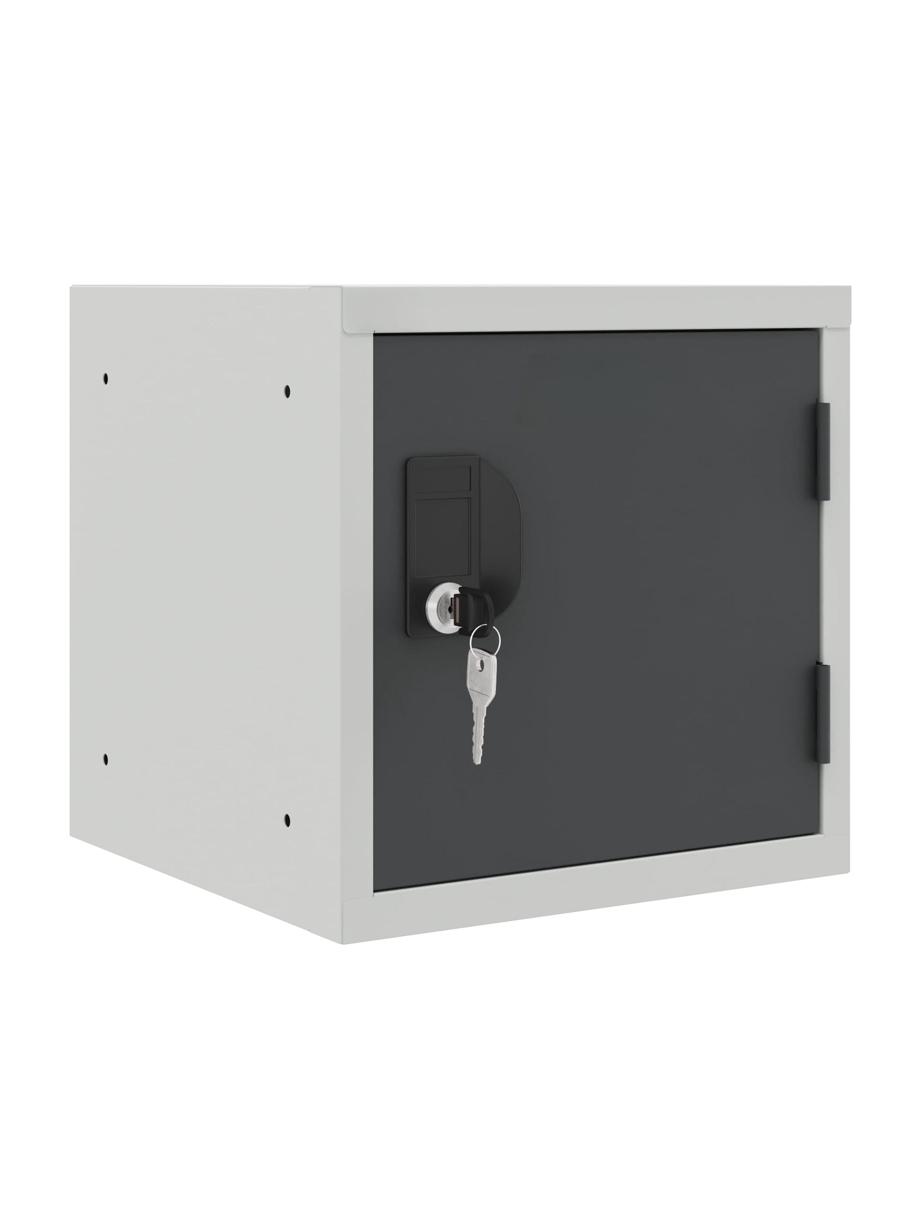 Casiers Cubiques de 12 Pouces - Gris Carcasse - Porte (Gris)