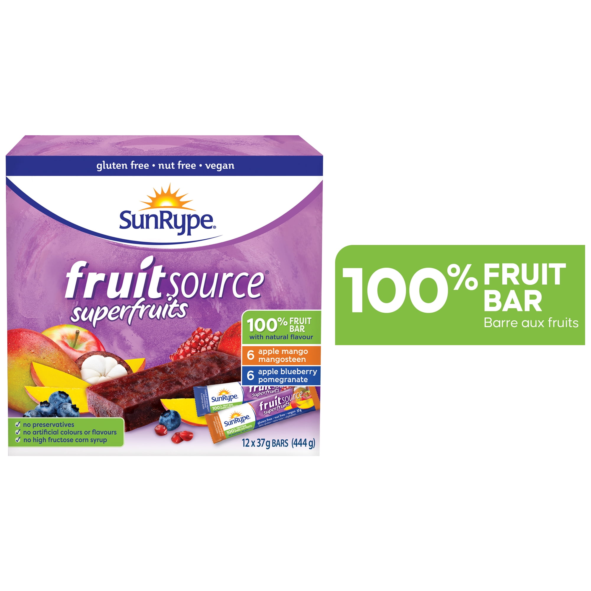 SunRype FruitSource 100% Fruit Bar