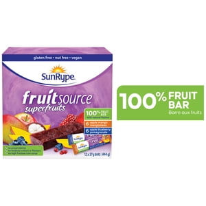SunRype FruitSource 100% Barre de fruits