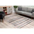 thumbnail image 4 of Rug Branch Rimal 2' x 6' (2'3 x 5'11) Blue/Brown Abstract Indoor Runner Rug, Contemporary, Low Pile, Stain-Resistant Hallway Carpet, 4 of 5