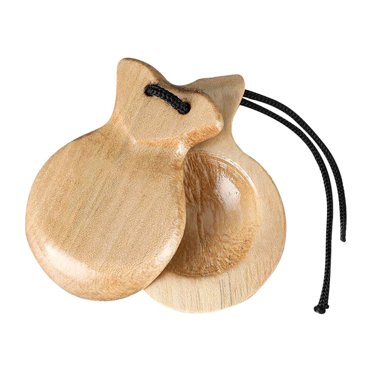 Wooden Soundboard with Strings, Traditional Castanets, Hand Percussion Instrument, Beginner Musical Toy, for Adults Children, Spanish Souvenir Gift