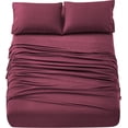 thumbnail image 1 of Home Beyond & HB design Piece Bed Sheets Set (Full or Double ) Premium Hotel Quality Bedding Sheets Breathable Soft Brushed Microfiber Deep Pocket Wrinkle Fade, 1 of 5
