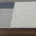 thumbnail image 3 of Rug Branch Hogar Abstract Indoor Outdoor Area Rug, Grey Blue, Geometric - Living Room, Bedroom, Dining Room, and Kitche, 3 of 9