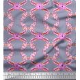 thumbnail image 1 of Soimoi Rayon Fabric Dot,Leaves & Floral Decor Fabric Printed Yard 42 Inch Wide, 1 of 3