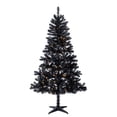 thumbnail image 1 of Holiday Time Madison™ 6.5' Pre-Lit Regular Full Pine Christmas Tree - Black, 1 of 5