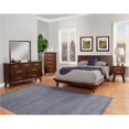 thumbnail image 1 of Alpine Furniture 1978-02 Gramercy 2 Drawer Nightstand, Walnut, 1 of 3