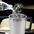 thumbnail image 3 of Car Heating Kettle, Simple 12V 300Ml Portable in Car Coffee Maker Tea Pot Vehicle Heating Cup Lid Outdoor Water Bottle Electric Tea Kettle,1 x Car 12V Bottle Heater Cup,silver, 3 of 5